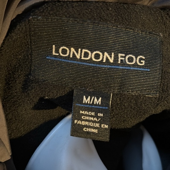 London Fog Grey High neck winter puffer jacket Sz M - Picture 4 of 12